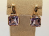 СЕРЬГИ АМЕТИСТ (Au 585)