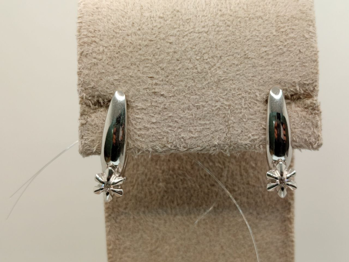 СЕРЬГИ БРИЛЛИАНТ (Ag 925)