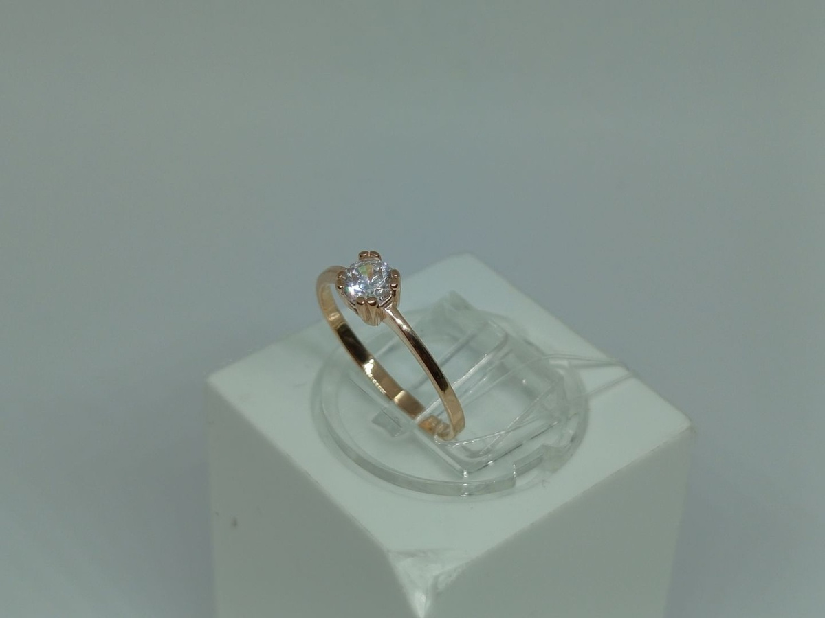 КОЛЬЦО С КАМНЕМ (Au 585)