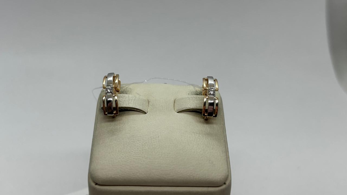 СЕРЬГИ С КАМНЯМИ (Au 585)