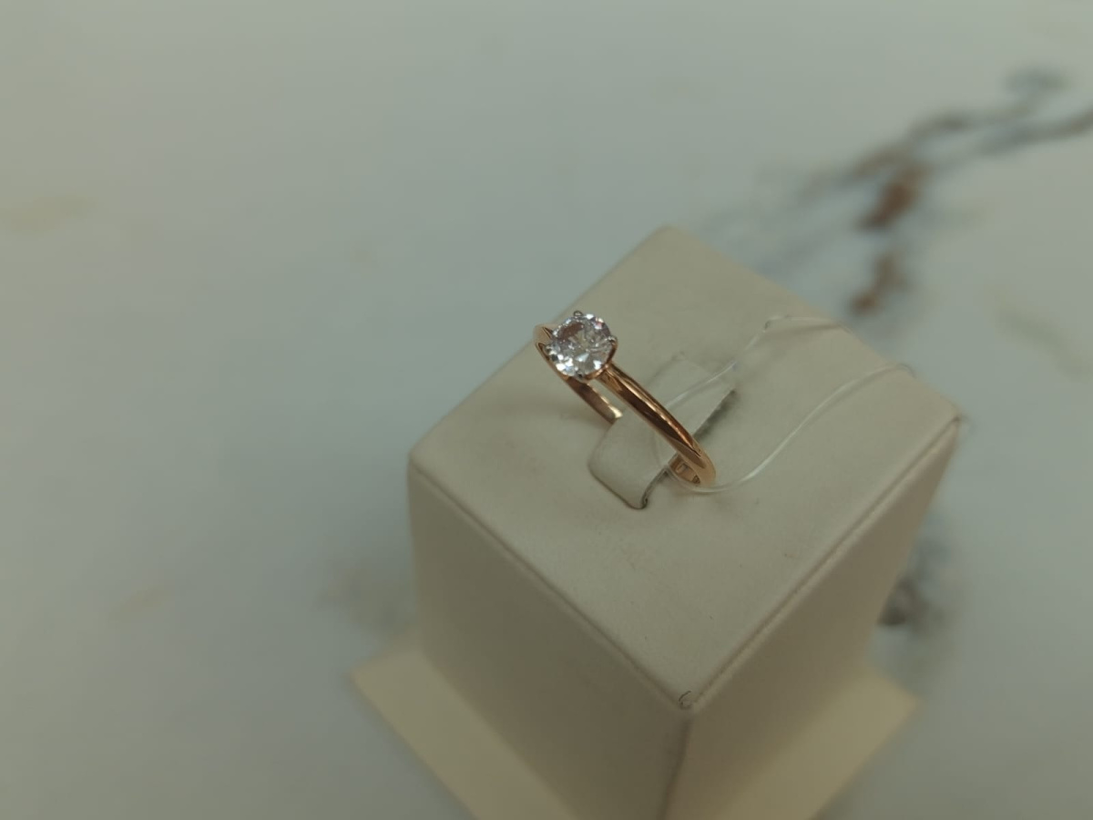 КОЛЬЦО С КАМНЕМ (Au 585)