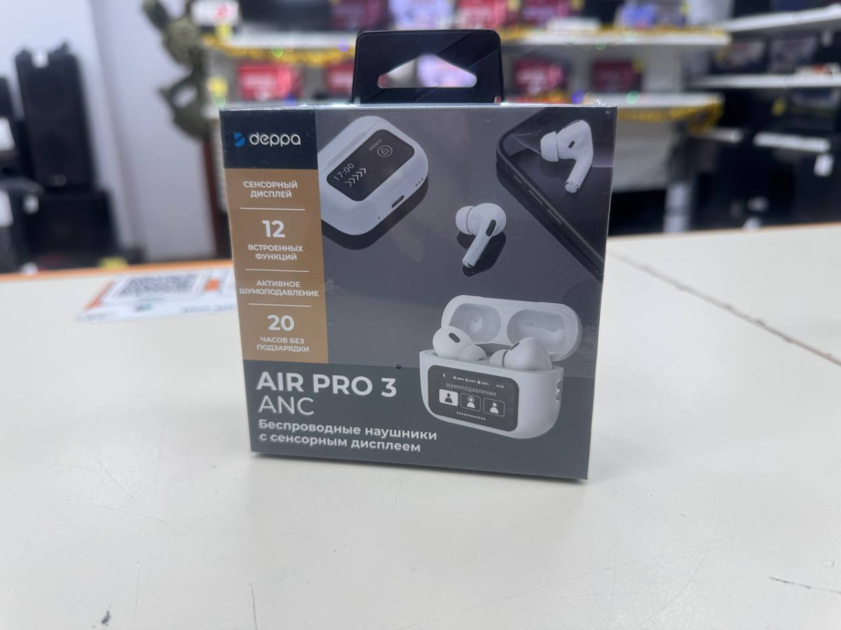 Наушники беспроводные Deppa 44213 Air Pro 3 ANC