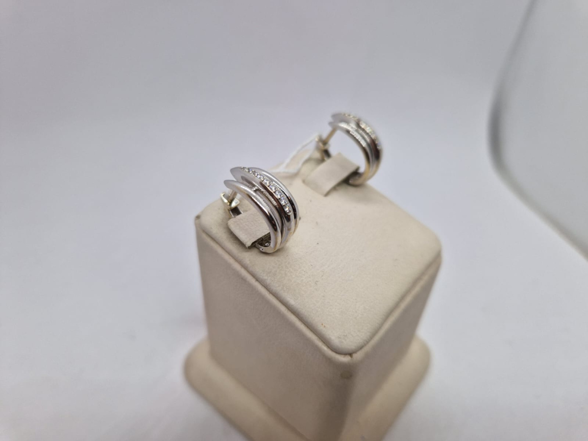 СЕРЬГИ С КАМНЯМИ (Au 585)