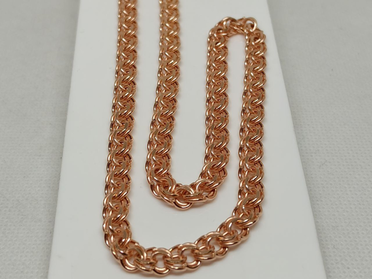 ЦЕПЬ ПУСТОТЕЛАЯ Бисмарк (Au 585)