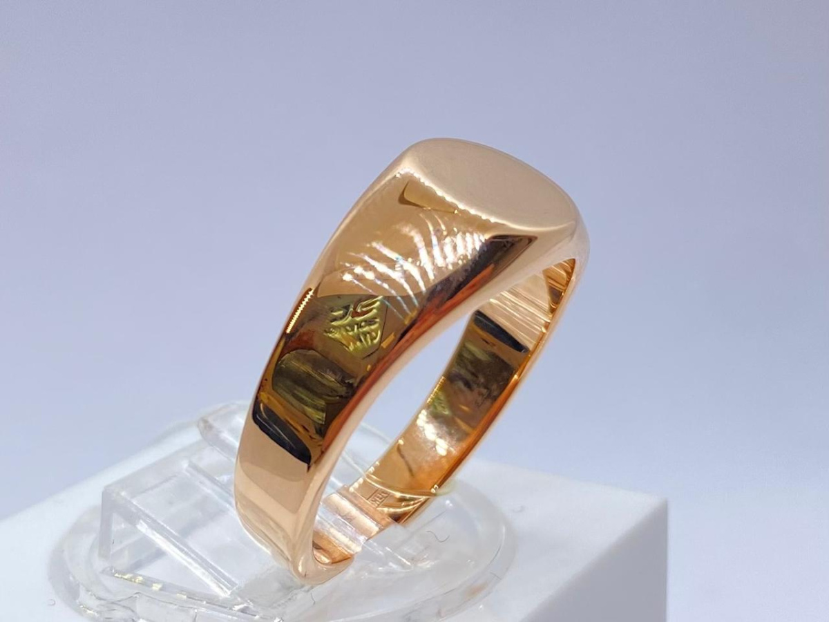 КОЛЬЦО ПЕЧАТКА без камня (Au 585)