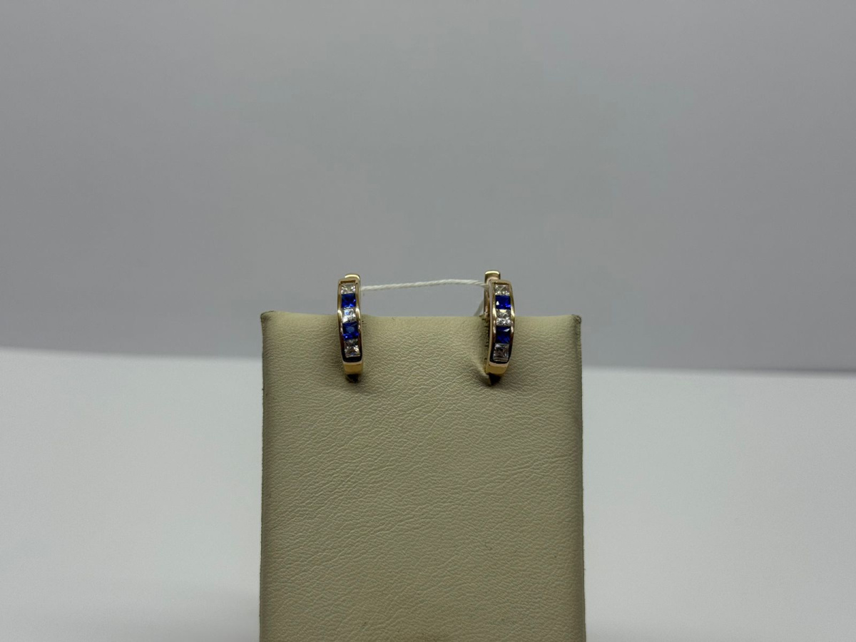 СЕРЬГИ С КАМНЯМИ (Au 585)