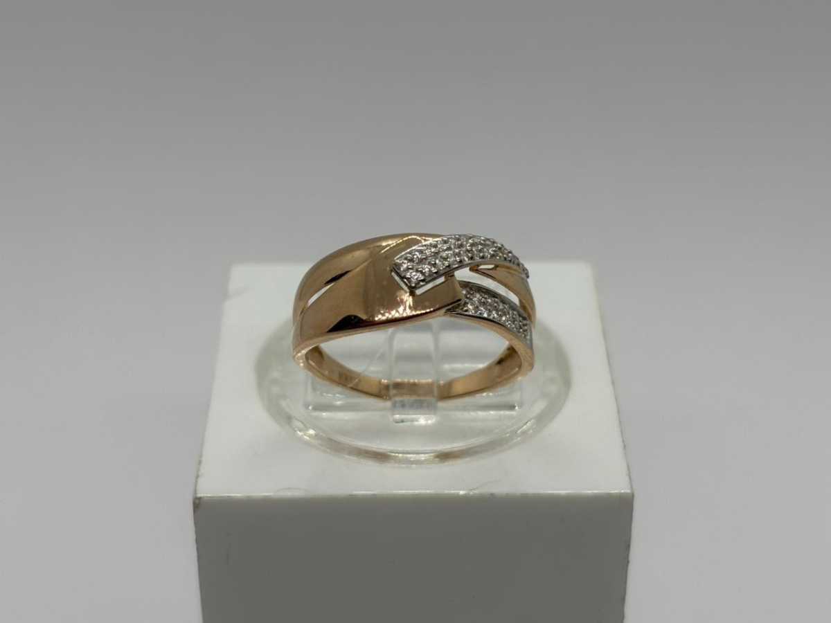 КОЛЬЦО С КАММНЯМИ (Au 585)