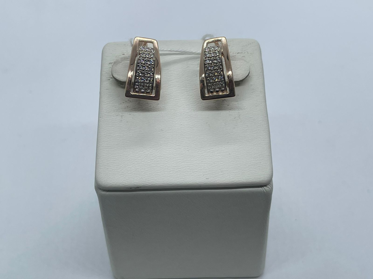 СЕРЬГИ С КАМНЯМИ (Au 585)