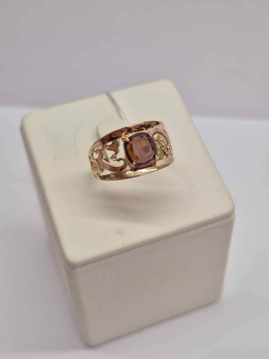 КОЛКМИ585 КОЛЬЦО С КАМНЯМИ (Au 585)