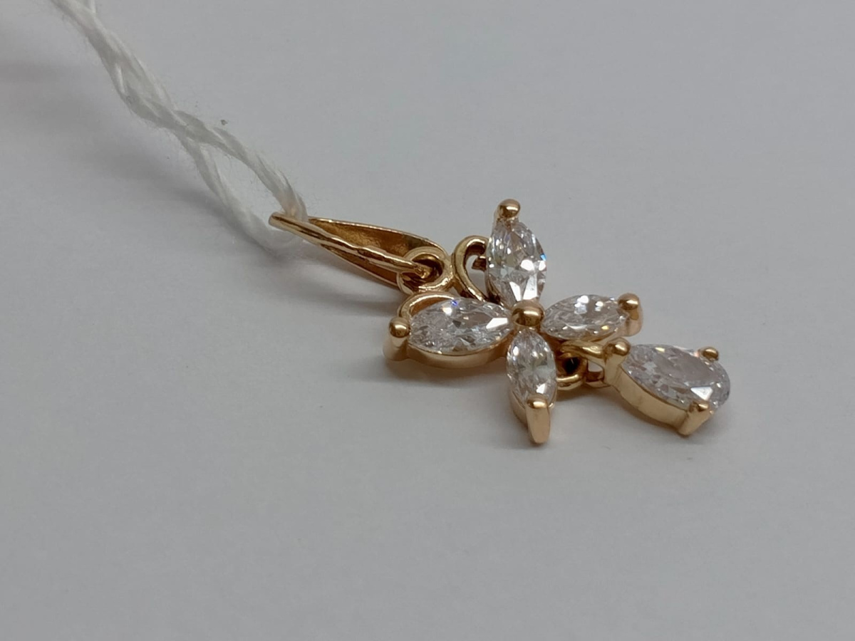 ПОДВЕСКА С КАМНЯМИ (Au 585)