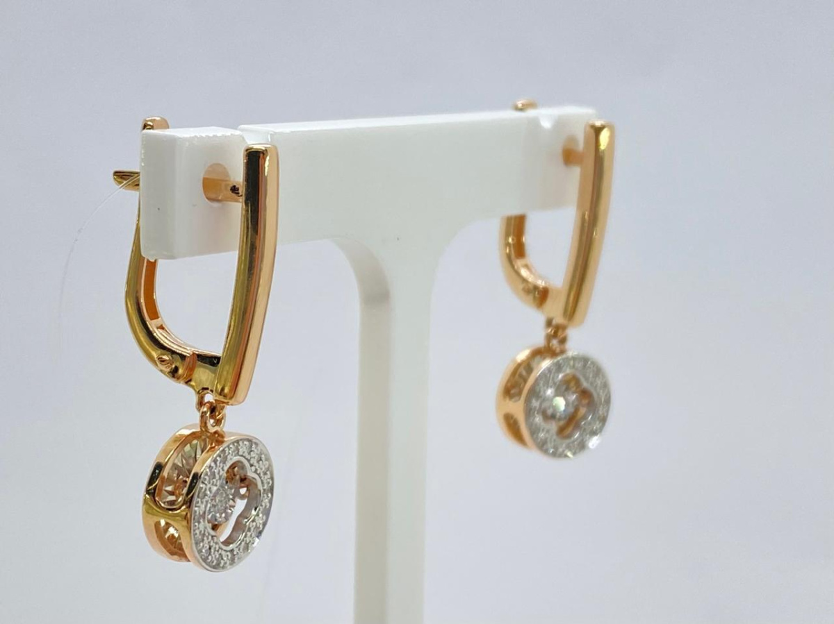 02-11-5923-31-00-1 СЕРЬГИ БРИЛЛИАНТ (Au 585)