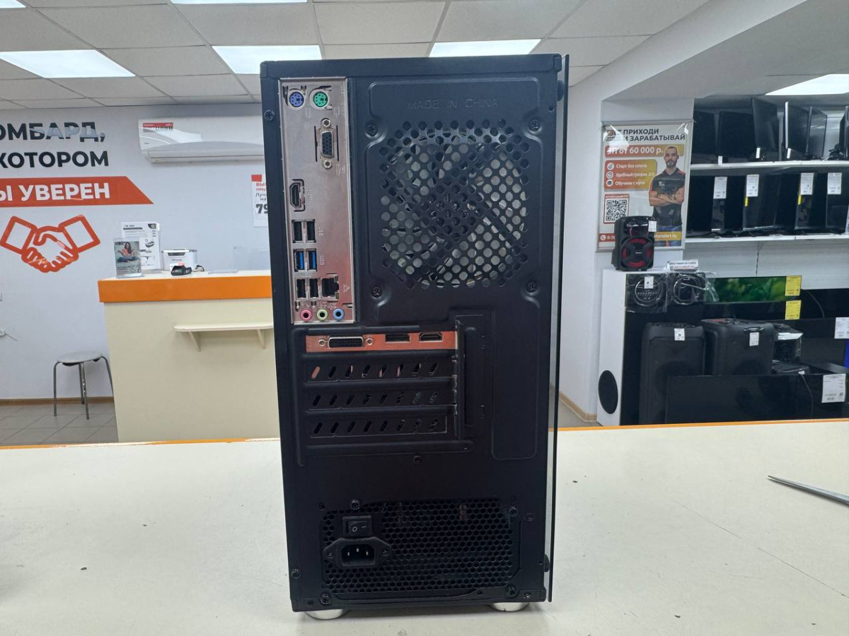 Системный блок Noname; I5-10400F, GeForce GTX 1650, 16 Гб, 128 Гб, 500 Гб