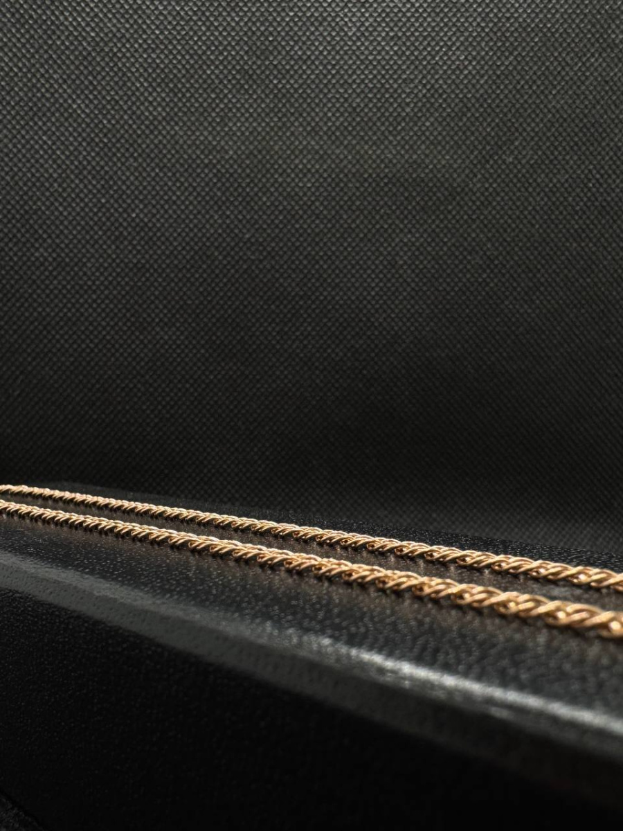 ЦЕПЬ ПУСТОТЕЛАЯ Ромб двойной (Au 585)