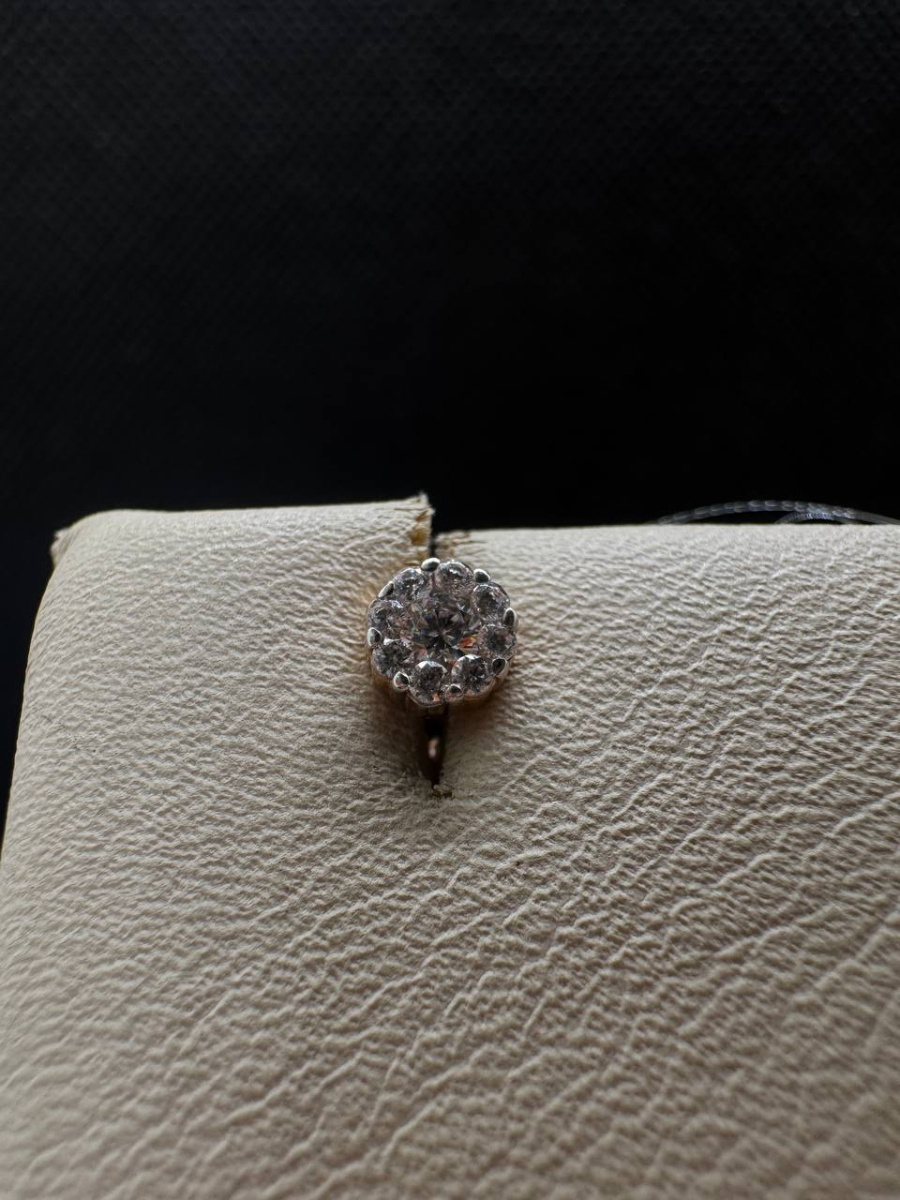 СЕРЬГИ ПУСЕТЫ с камнями (Au 585)