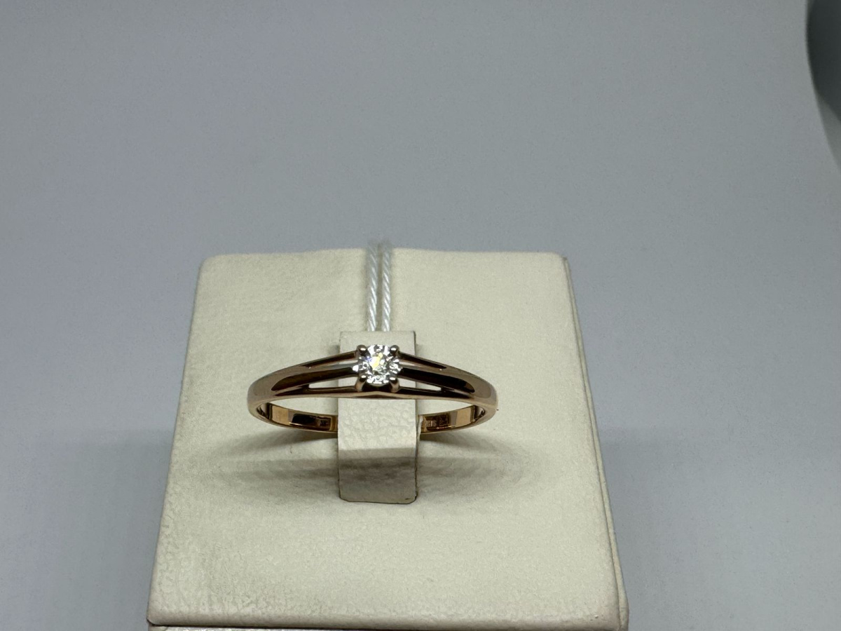 КОЛЬЦО БРИЛЛИАНТ Au 585