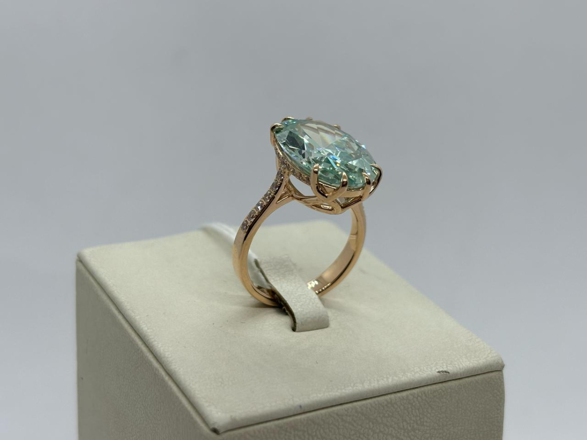 КОЛКМИ585 КОЛЬЦО С КАМНЯМИ (Au 585)