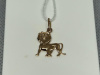 ПОДВЕСКА ЗНАК ЗОДИАКА ЛЕВ Au 583