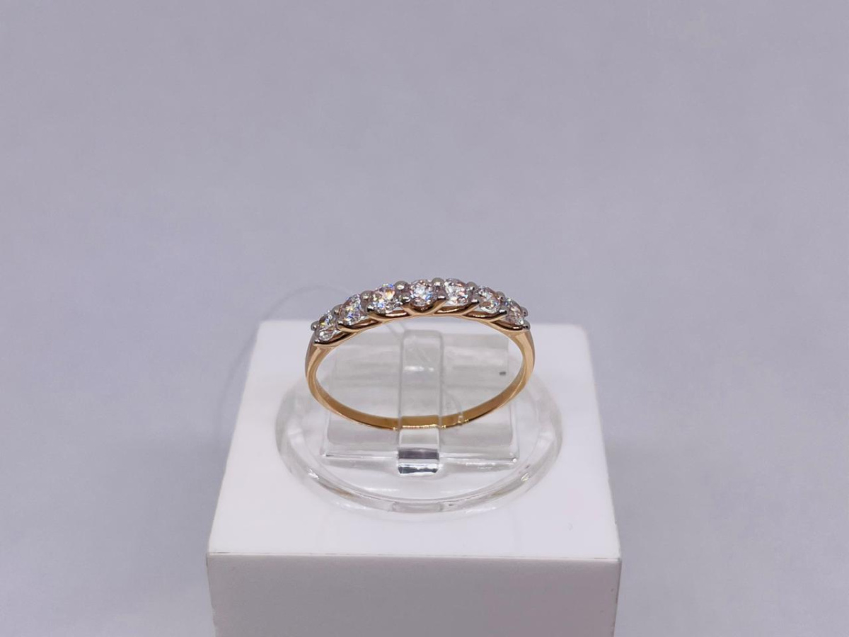 КОЛЬЦО С КАМНЯМИ (Au 585)