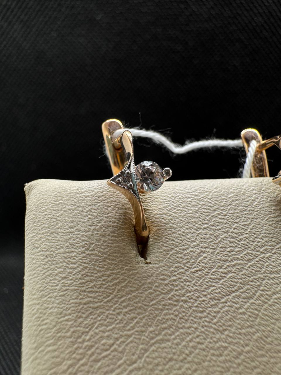 СЕРЬГИ С КАМНЯМИ (Au 585)