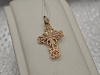 ПОДВЕСКА КРЕСТ БЕЗ КАМНЯ (Au 585)