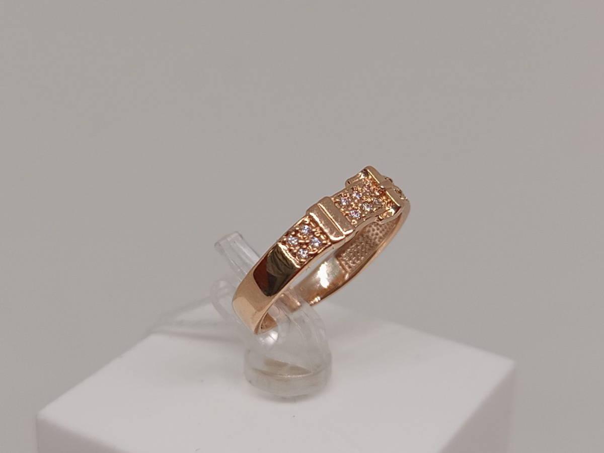 КОЛКМИ585 КОЛЬЦО С КАМНЯМИ (Au 585)