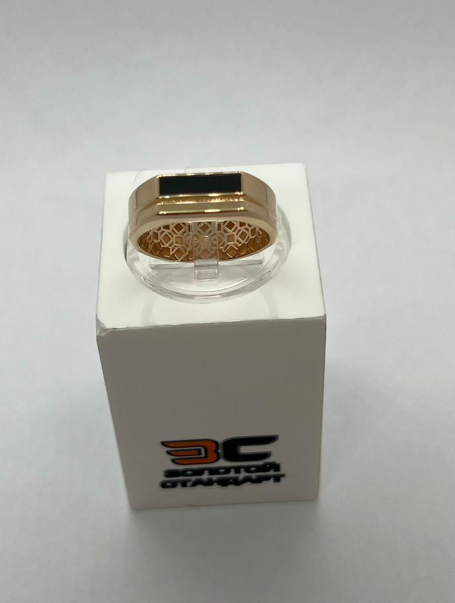 КОЛЬЦО ПЕЧАТКА с камнем (Au 585)