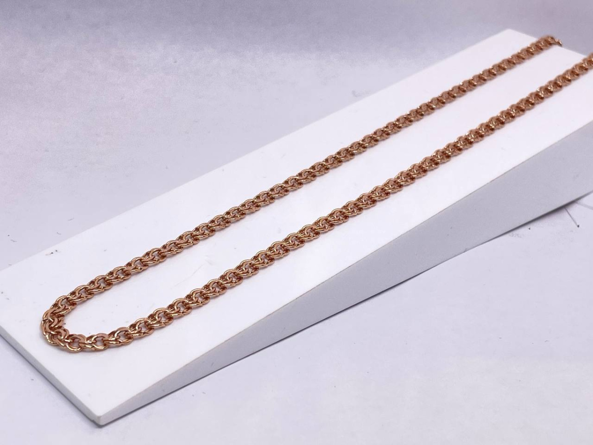 ЦЕПЬ ПУСТОТЕЛАЯ Бисмарк (Au 585)