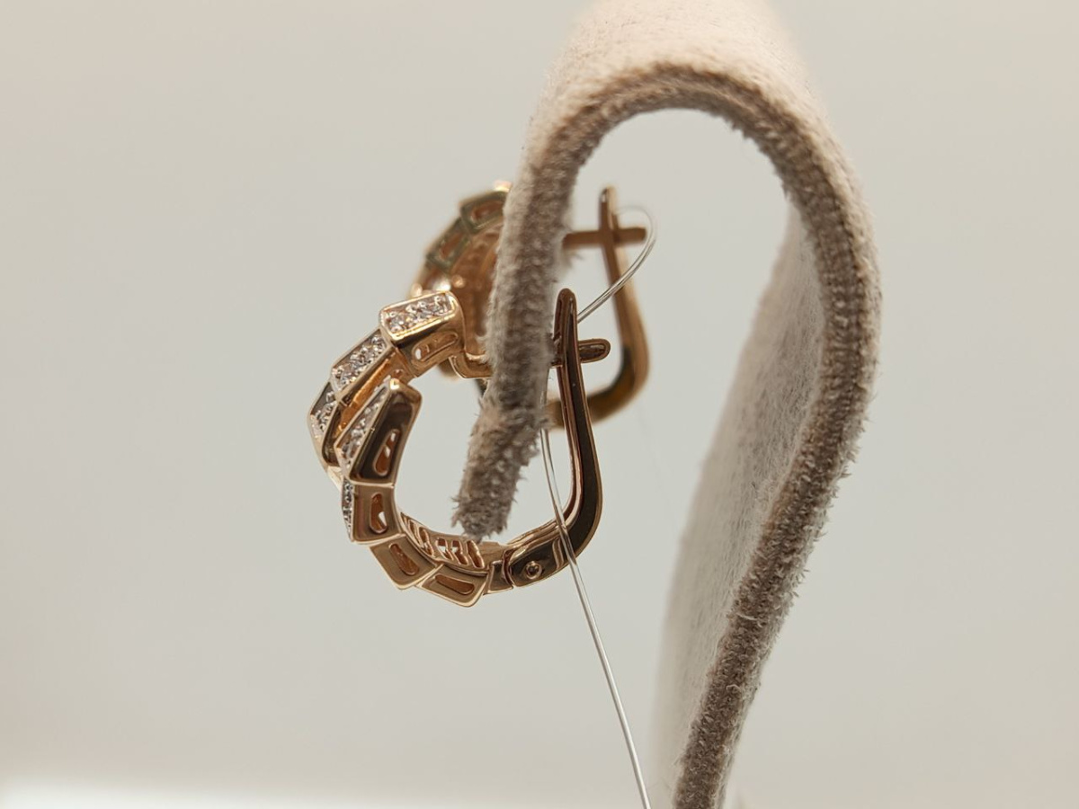 СЕРЬГИ С КАМНЯМИ (Au 585)