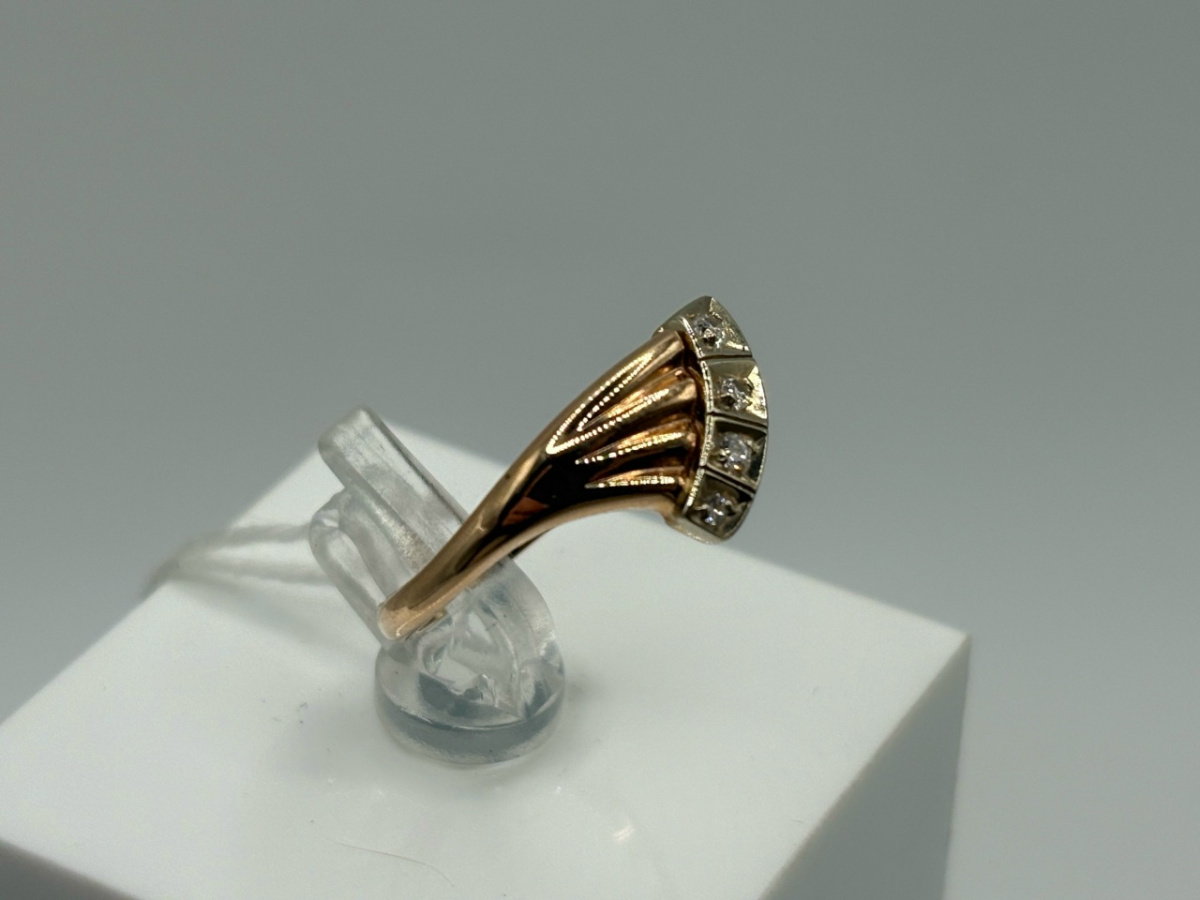 КОЛКМИ585 КОЛЬЦО С КАМНЯМИ (Au 585)