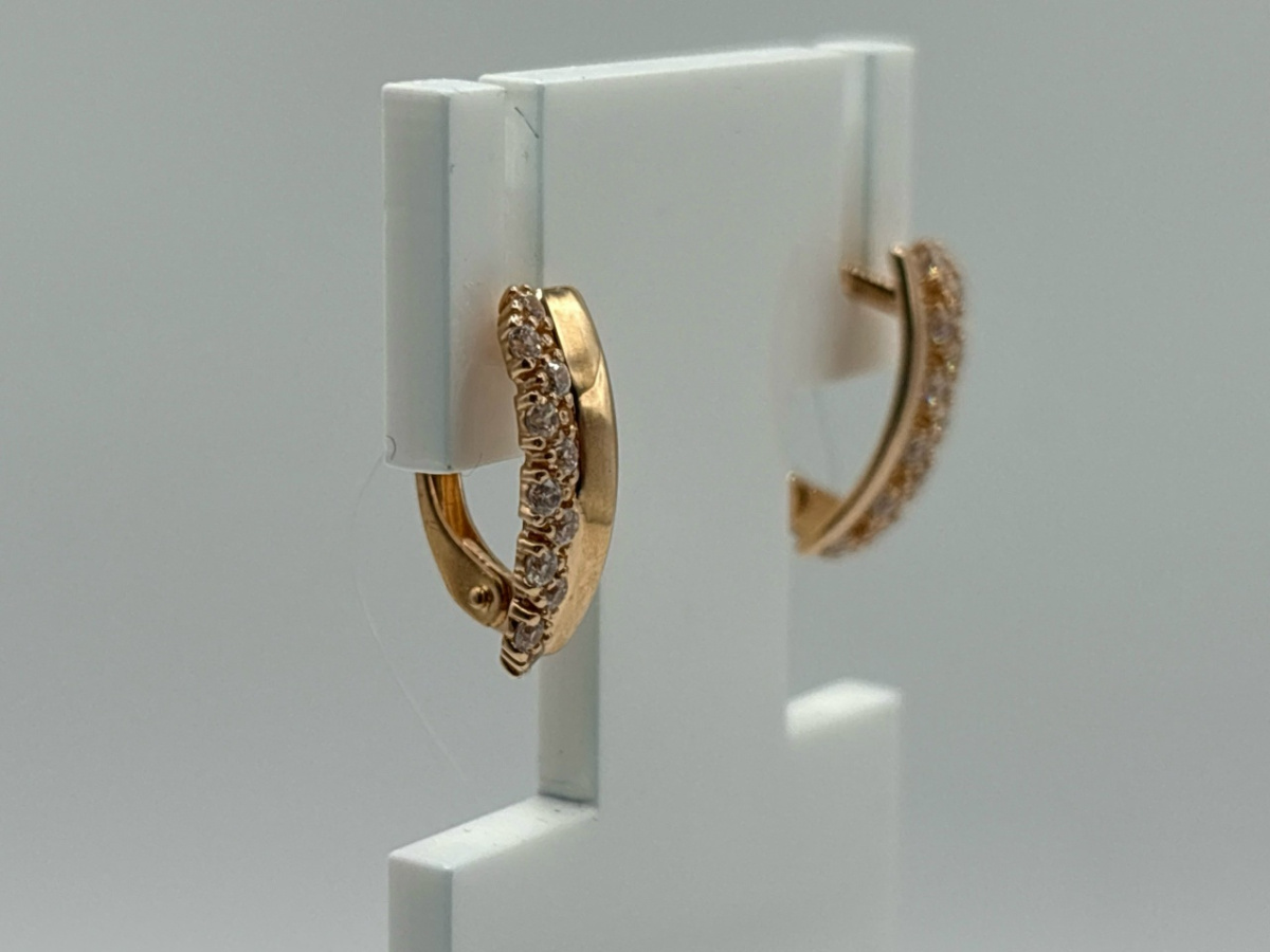 СЕРЬГИ С КАМНЯМИ (Au 585)