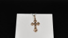 ПОДВЕСКА КРЕСТ БЕЗ КАМНЯ (Au 585)