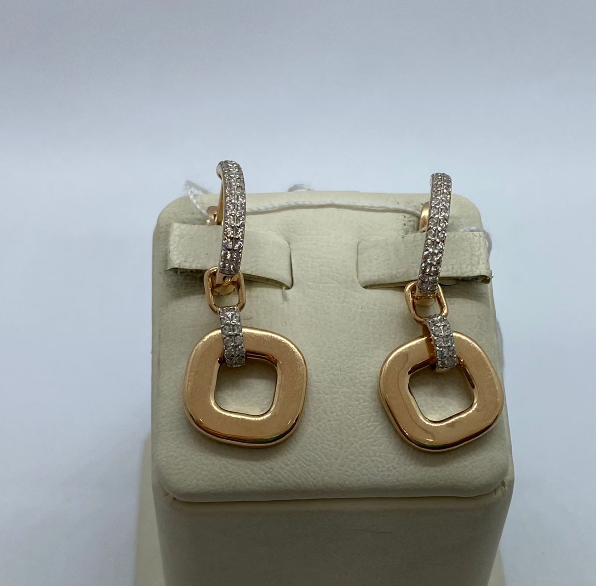 СЕРЬГИ С КАМНЯМИ (Au 585)