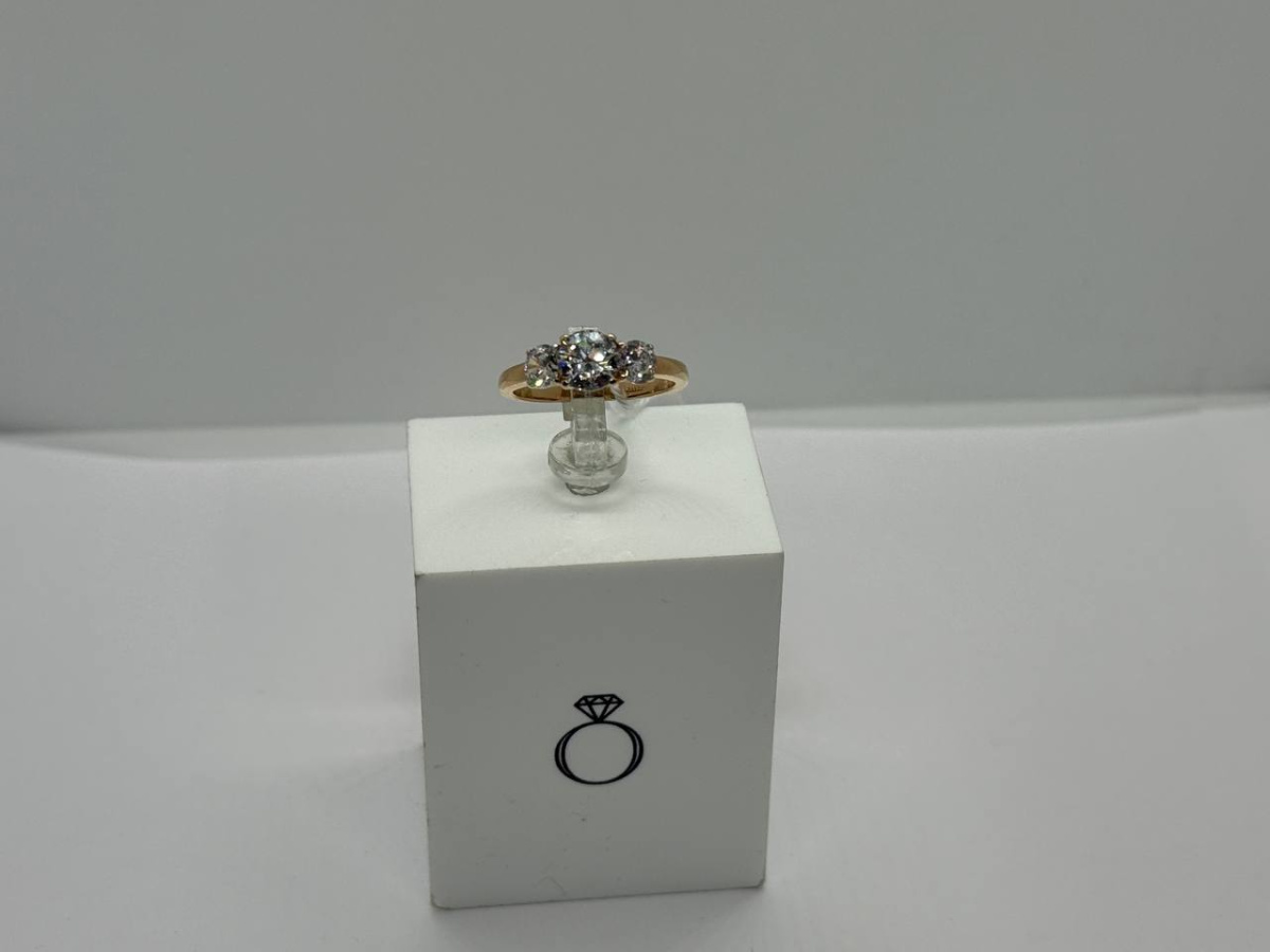 КОЛКМИ585 КОЛЬЦО С КАМНЯМИ (Au 585)