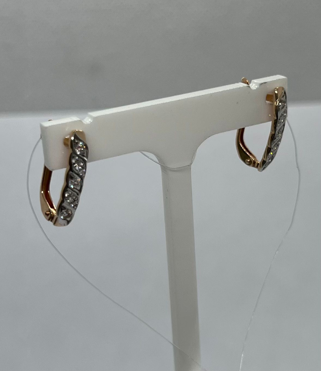 СЕРЬГИ С КАМНЯМИ (Au 585)