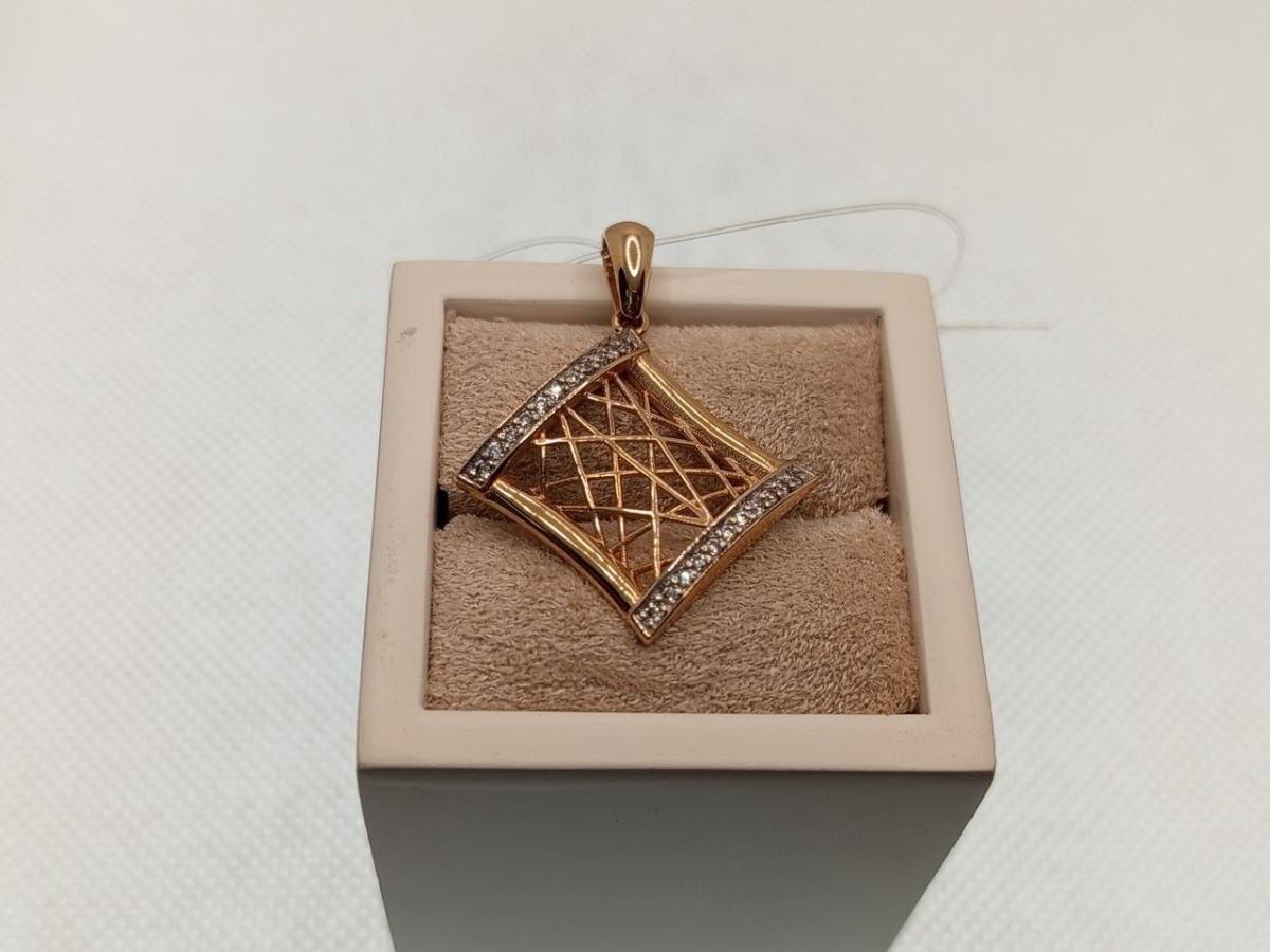 ПОДВЕСКА С КАМНЯМИ (Au 585)