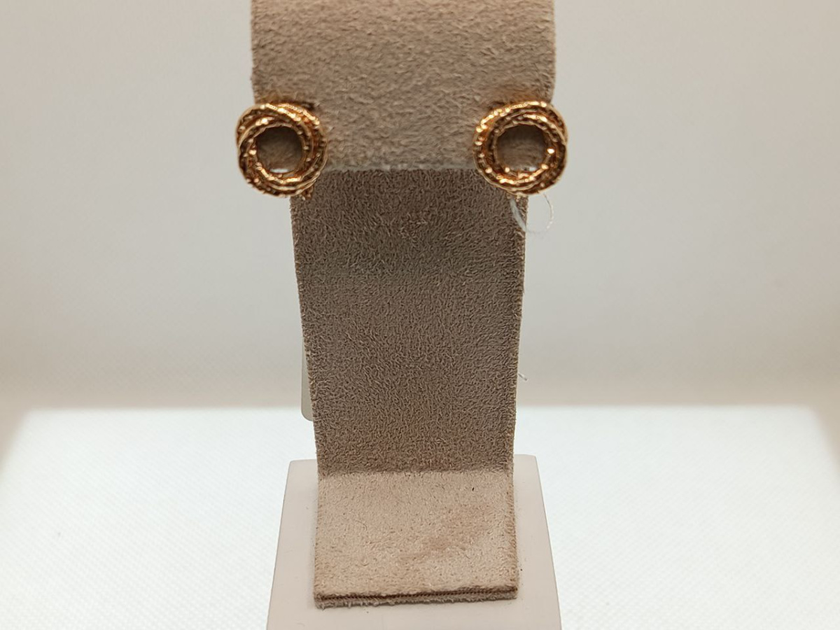 СЕРЬГИ БЕЗ КАМНЯ (Au 585)