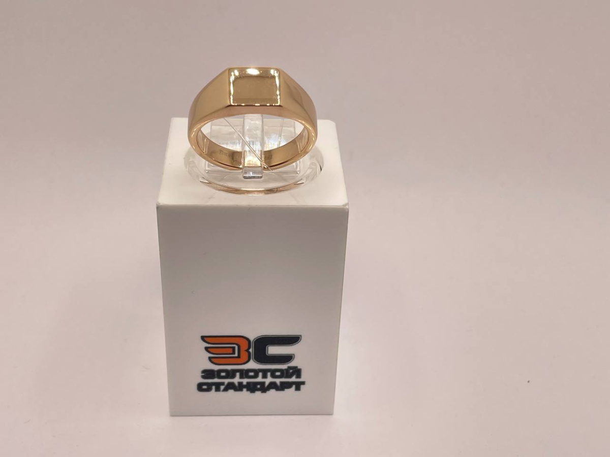 КОЛЬЦО ПЕЧАТКА без камня (Au 585)