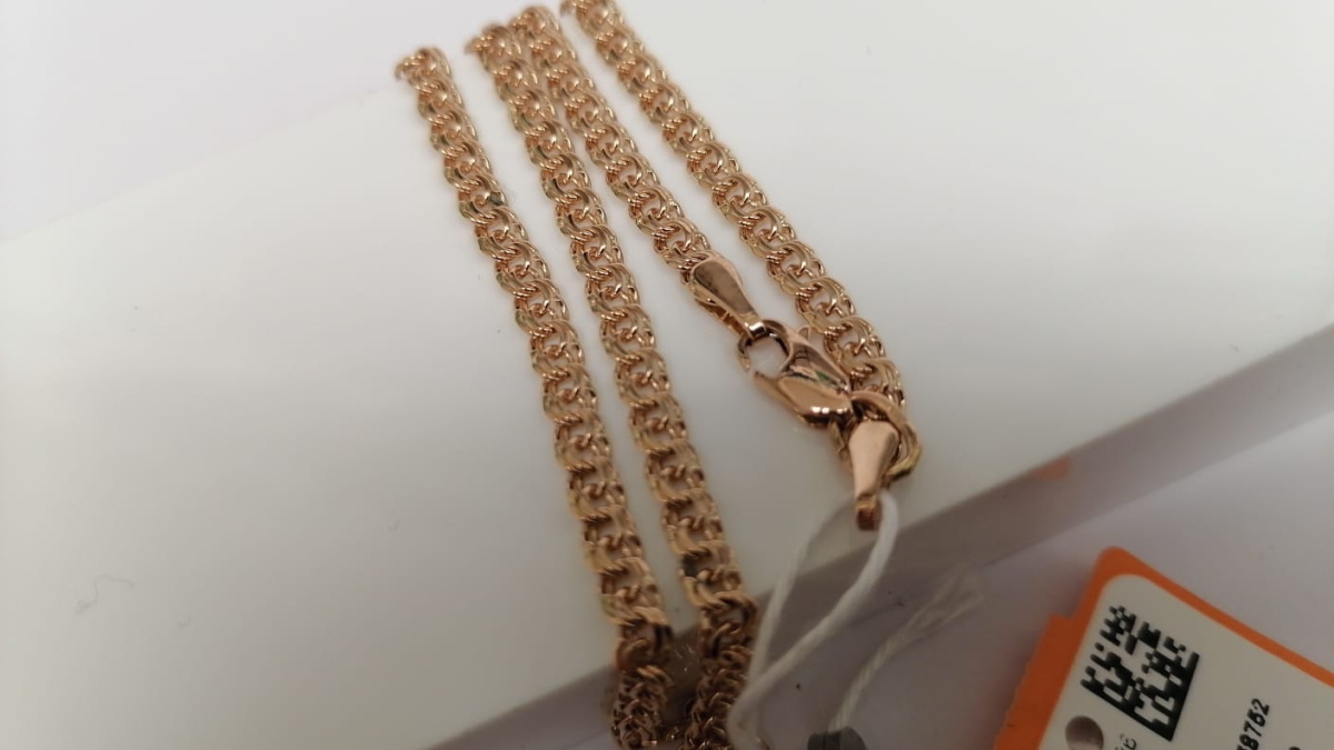 ЦЕПЬ ПОЛНОВЕСНАЯ Бисмарк (Au 585)