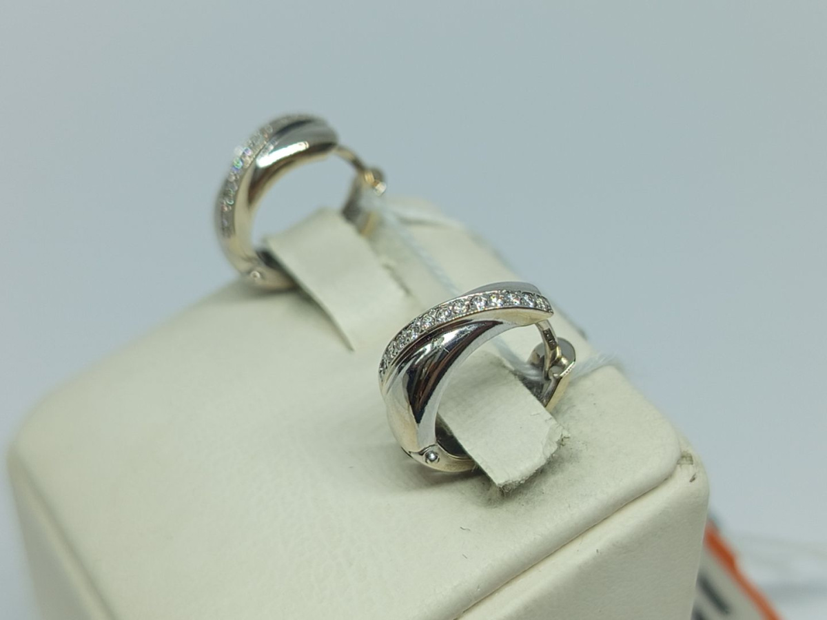 СЕРЬГИ С КАМНЯМИ (Au 585)