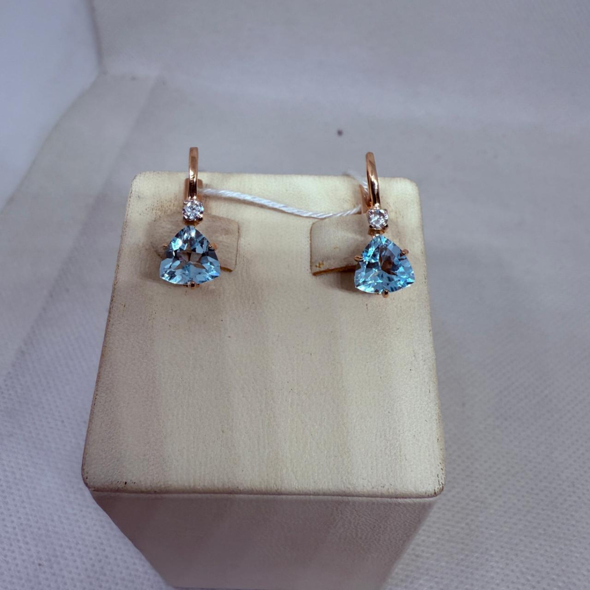 СЕРЬГИ С КАМНЯМИ (Au 585)