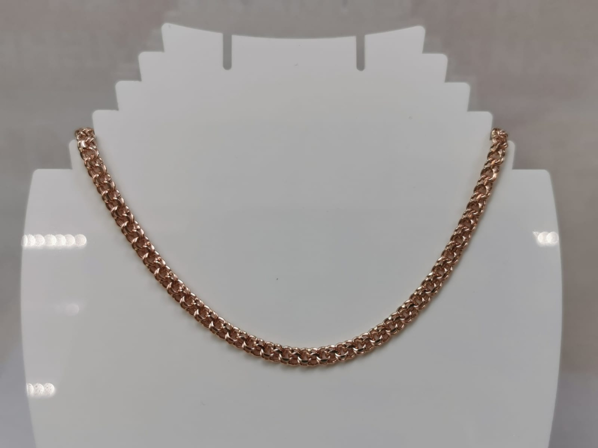 ЦЕПЬ ПУСТОТЕЛАЯ Бисмарк (Au 585)