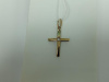 ПОДККИ585 ПОДВЕСКА КРЕСТ С КАМНЕМ (Au 585)