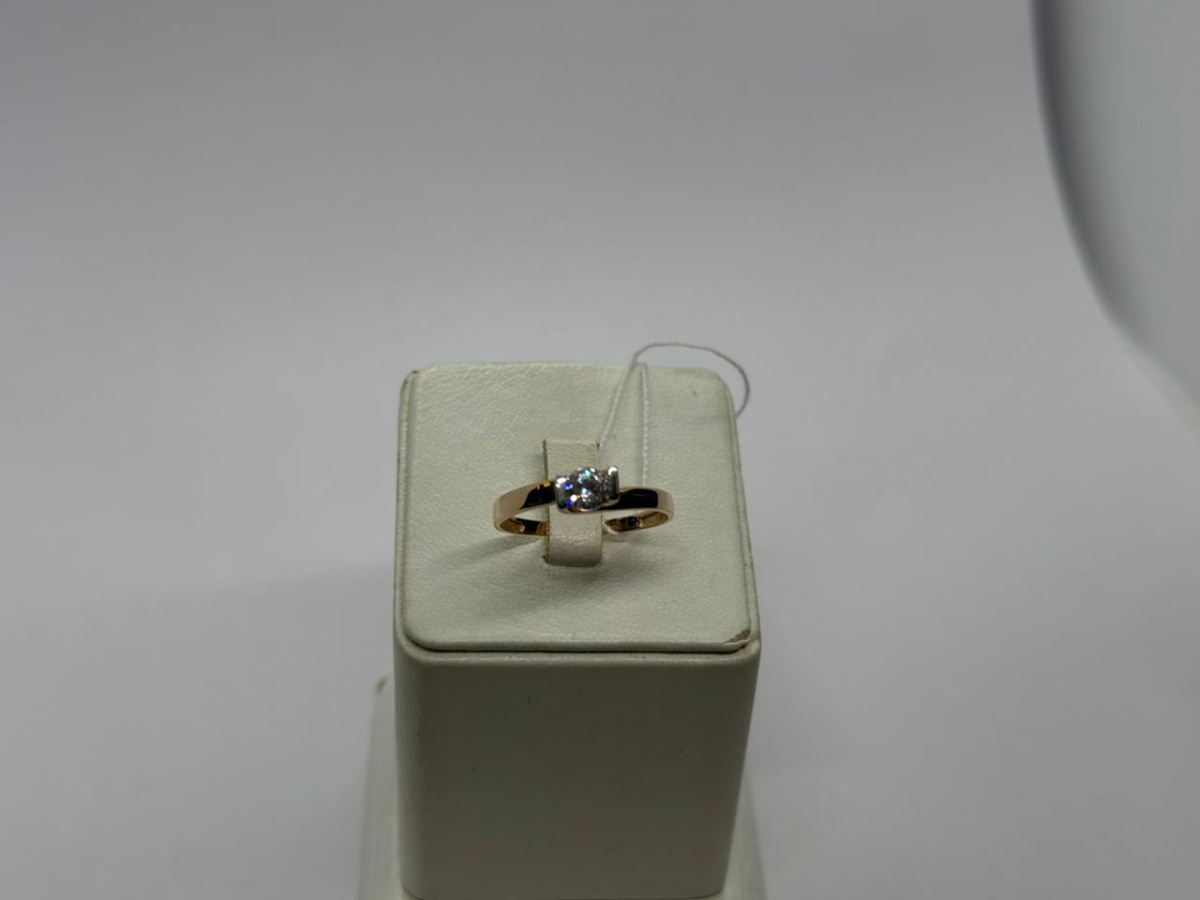 КОЛЬЦО С КАМНЕМ (Au 585)