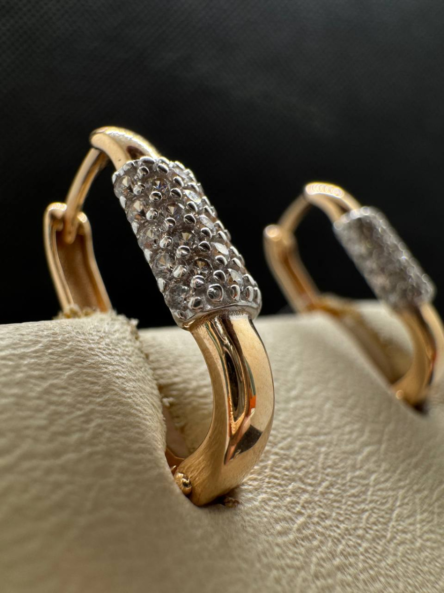 СЕРЬГИ С КАМНЯМИ (Au 585)