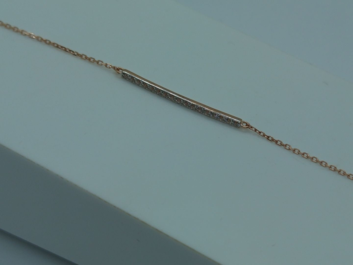 БРАСЛЕТ С КАМНЯМИ (Au 585)