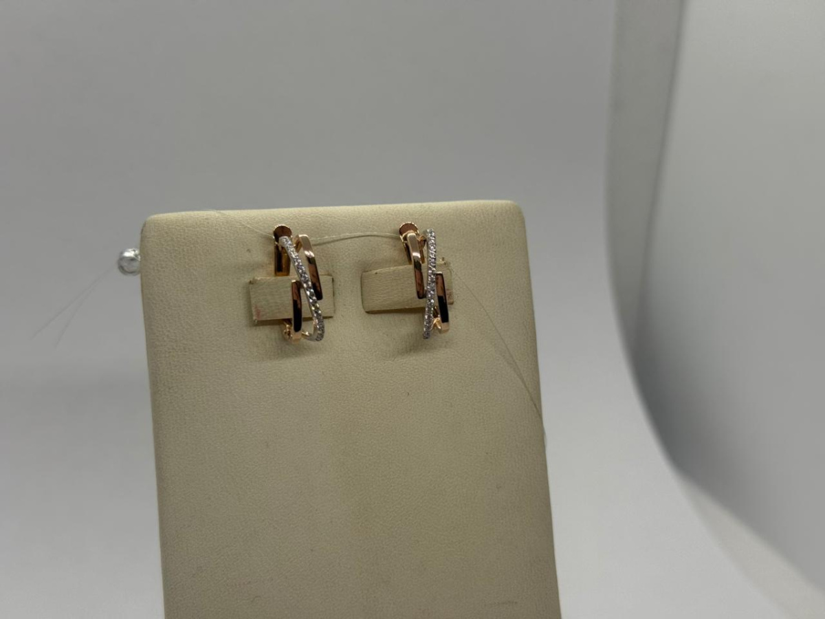 СЕРЬГИ С КАМНЯМИ (Au 585)