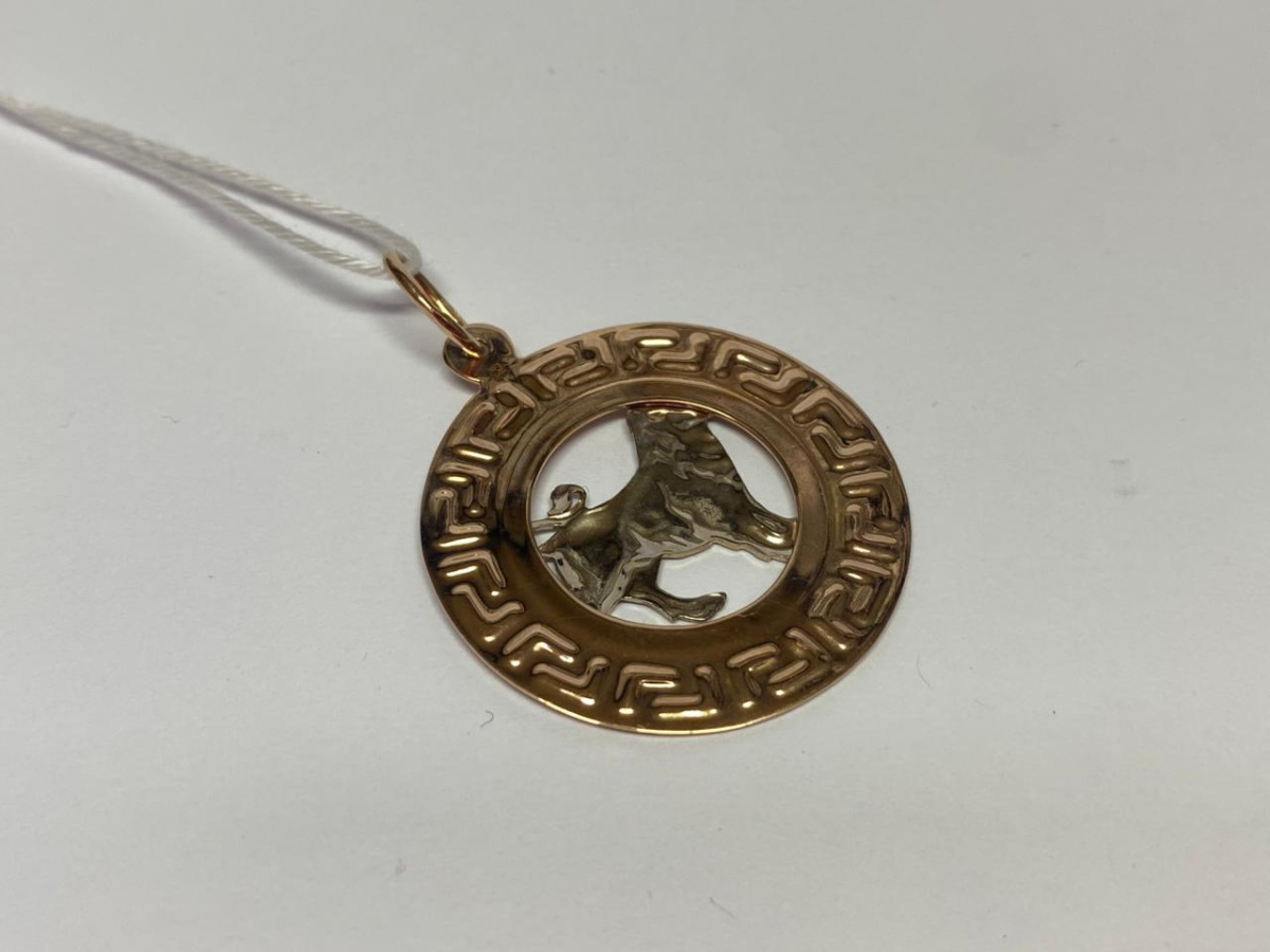ПОДВЕСКА ЗНАК ЗОДИАКА ЛЕВ Au 585