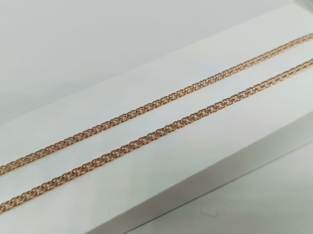 ЦЛР2585 ЦЕПЬ ПОЛНОВЕСНАЯ Ромб двойной (Au 585)