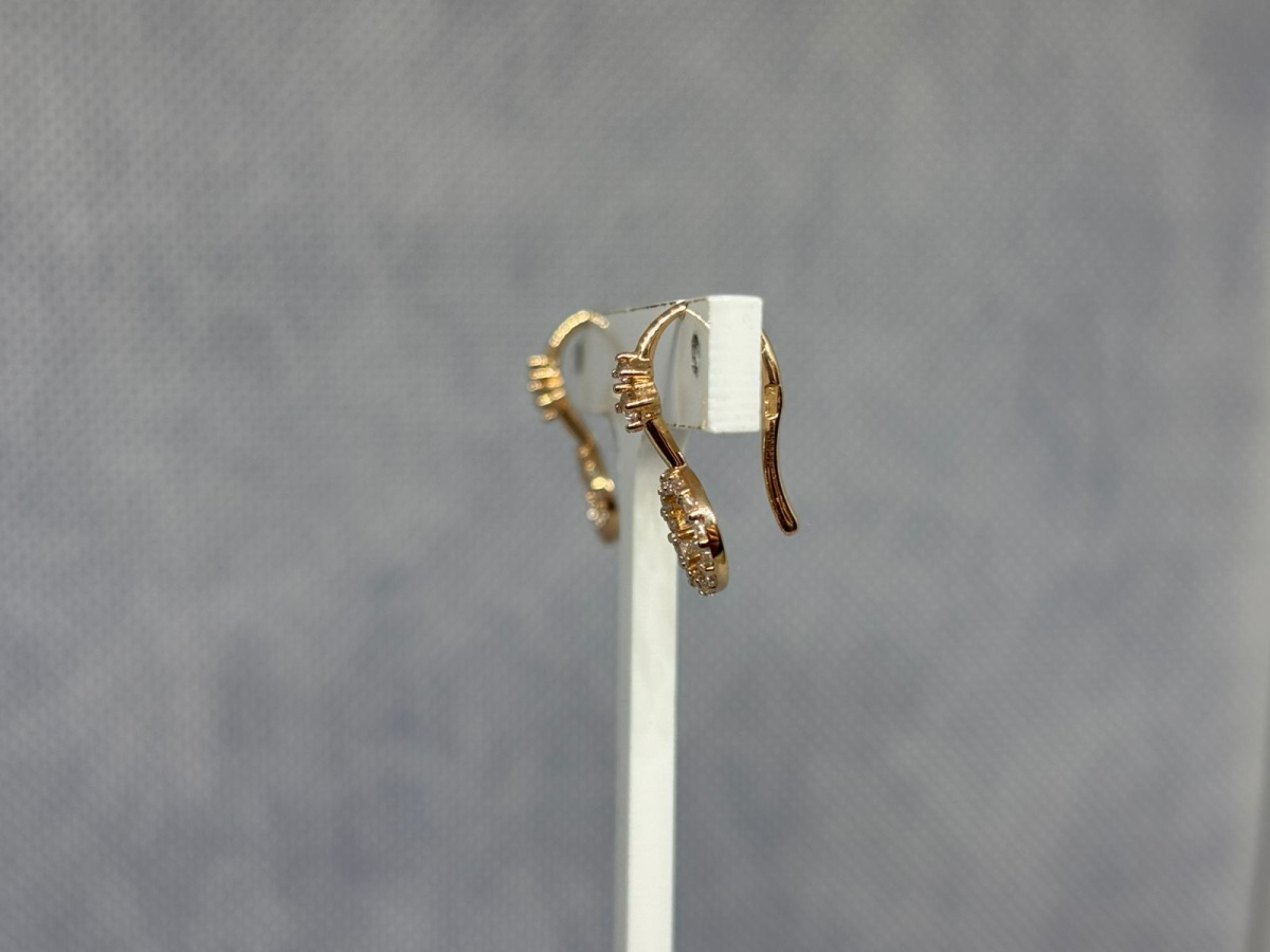 СЕРЬГИ С КАМНЯМИ (Au 585)