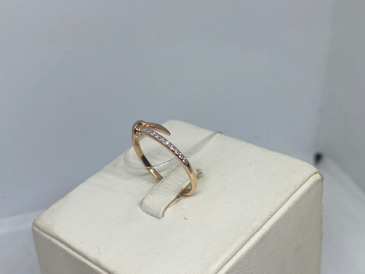 018681 КОЛЬЦО С КАМНЯМИ (Au 585)